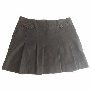 Gap Black Pleated Skirt Size 6